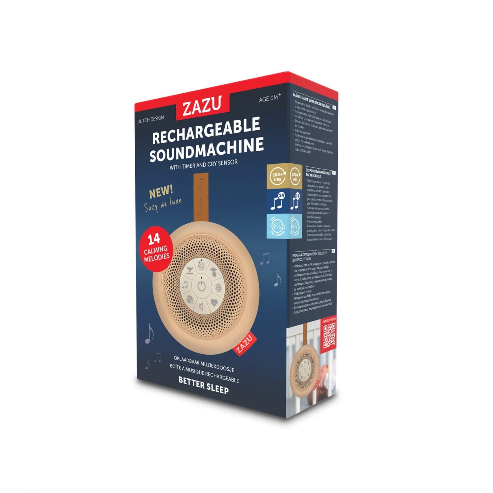 Zazu Maquina de Ruido Blanco Máquina de ruido portátil Suzy de luxe - Zazu ZA-SUZYDELUXE-01