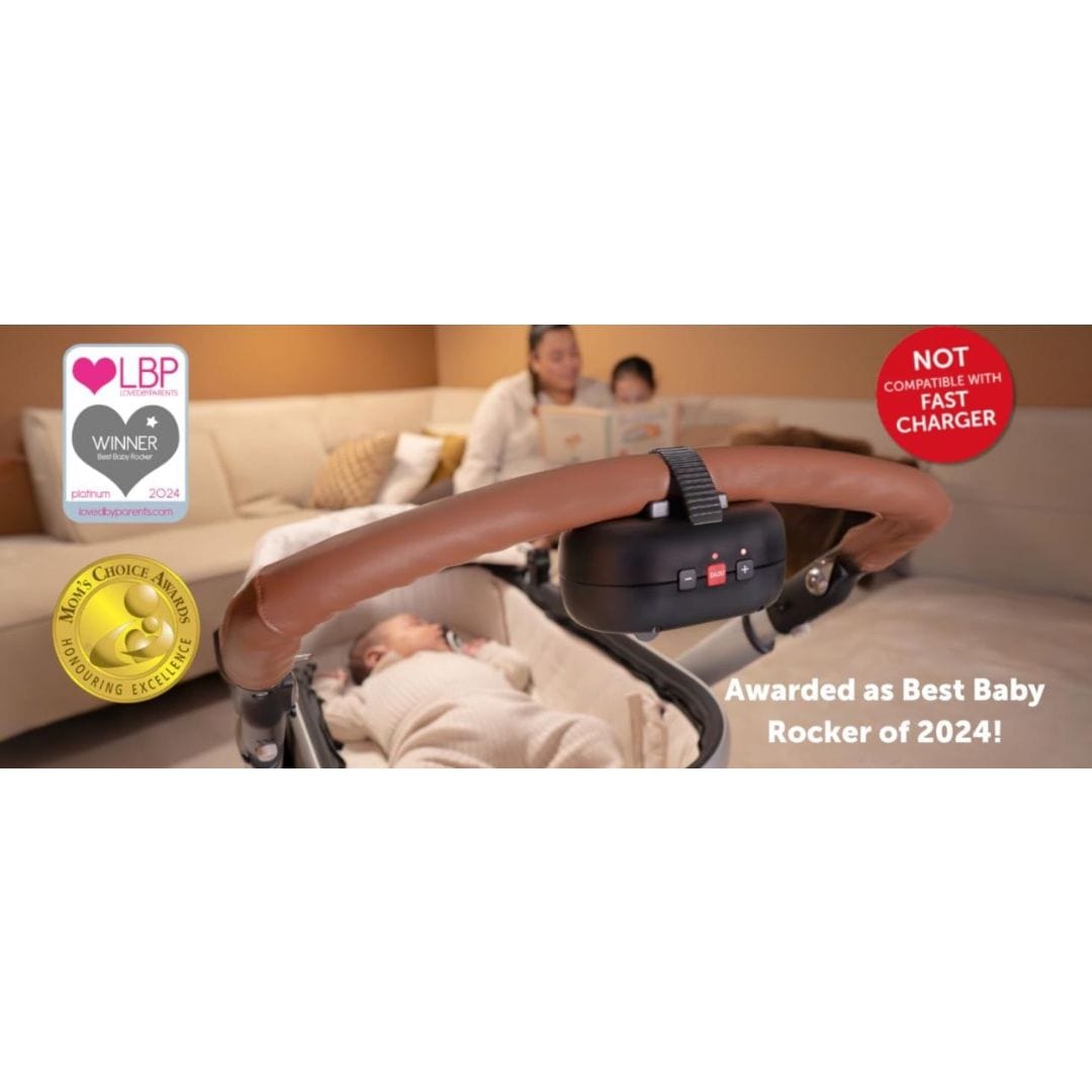 Zazu Mecedor de Coches Mecedor portátil recargable para coches con sensor de llanto / baby rocker ZA-ROCKER-01