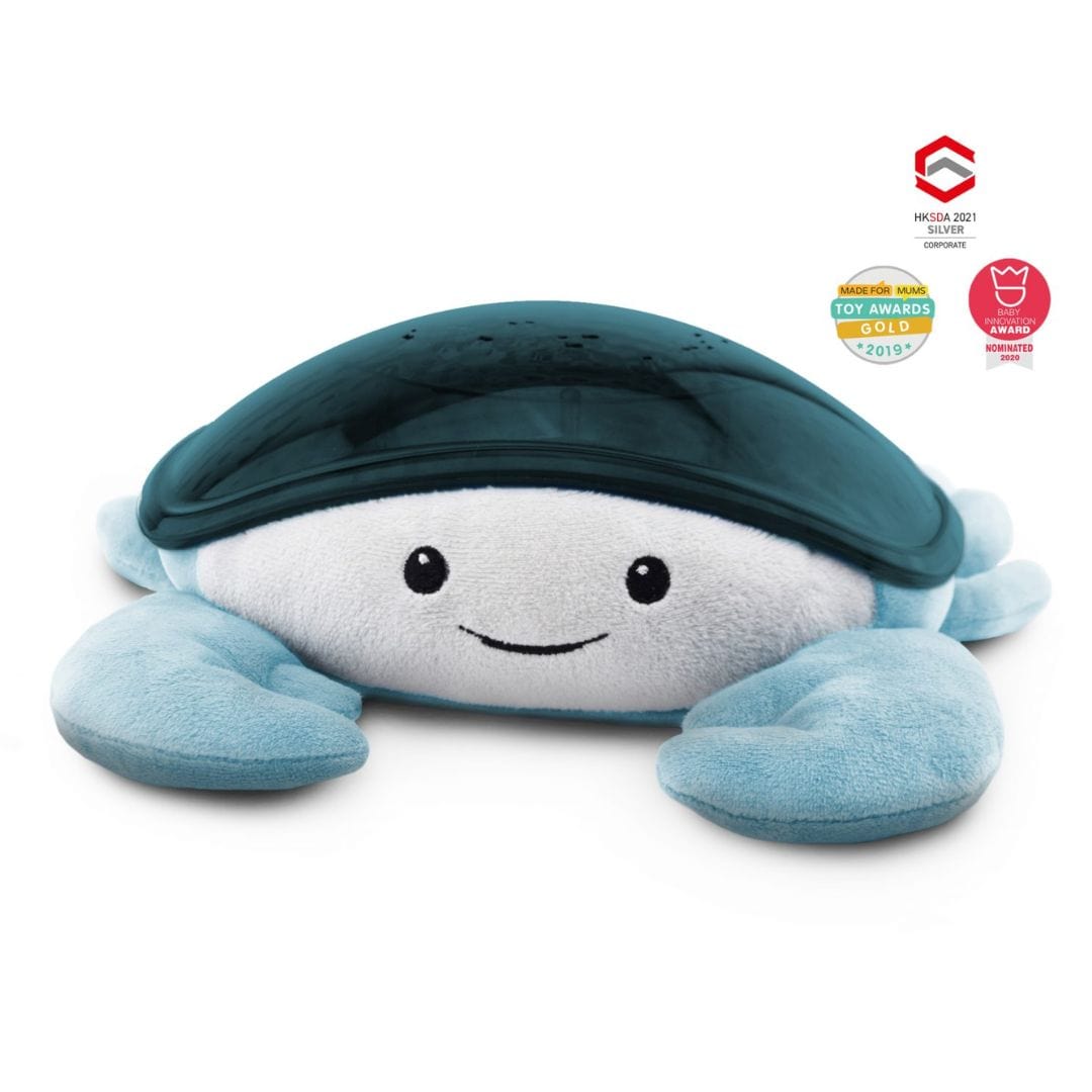 Zazu Peluches con ruido blanco Peluche cody el cangrejo con proyección y sonidos relajantes - Zazu ZA-CODY-01