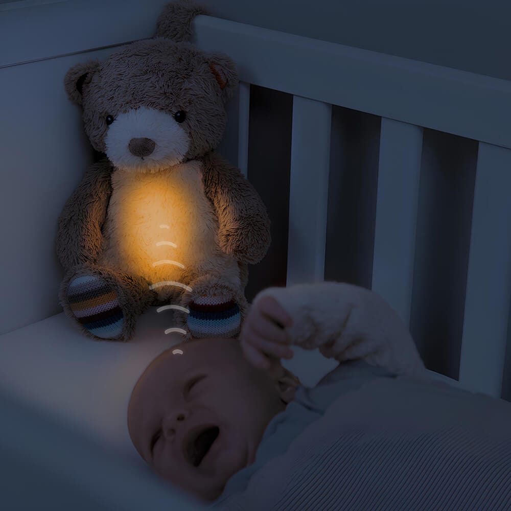 Zazu Peluches con ruido blanco Peluche Entrenador de Sueño Bruno el Oso - Zazu ZA-BRUNO-01