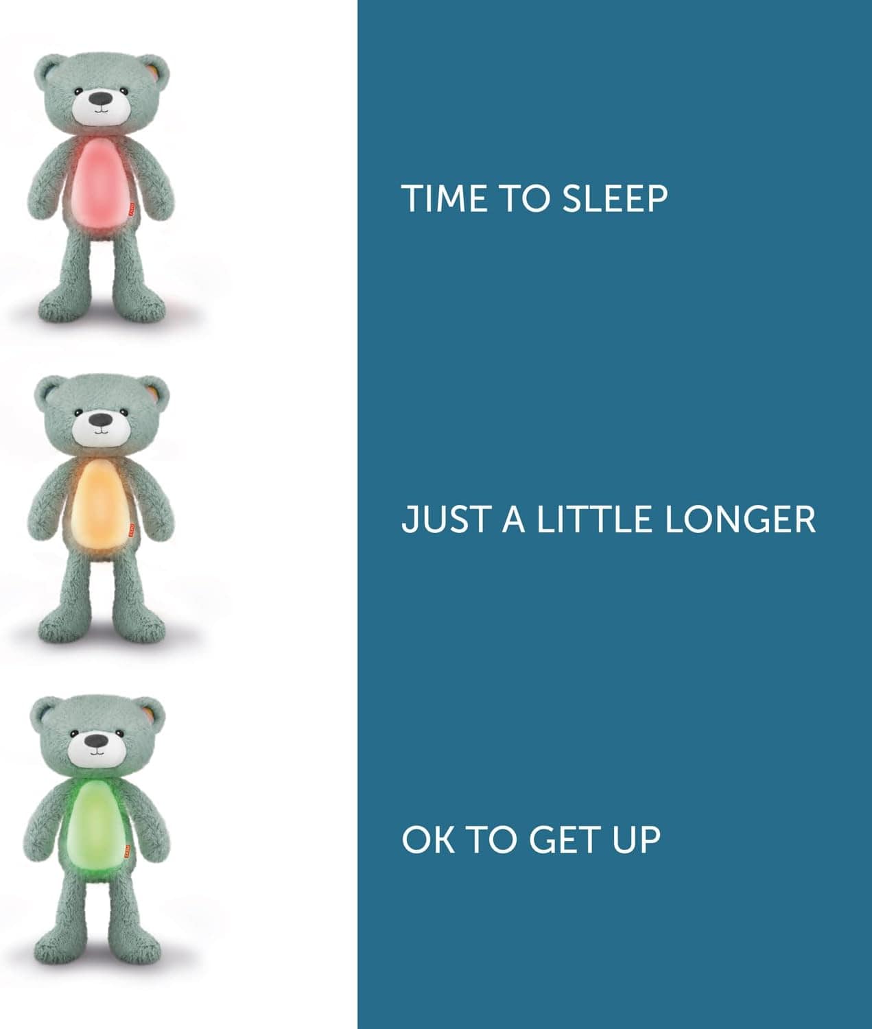 Zazu Peluches con ruido blanco Peluche Entrenador de Sueño Oso Brody - Zazu ZA-BRODY-01