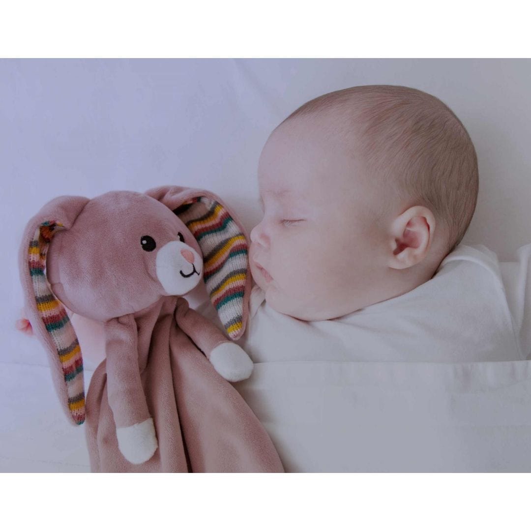 Zazu Peluches con ruido blanco Peluche / manta becky la conejita con porta chupete y ruido blanco - Zazu ZA-BECKY-01