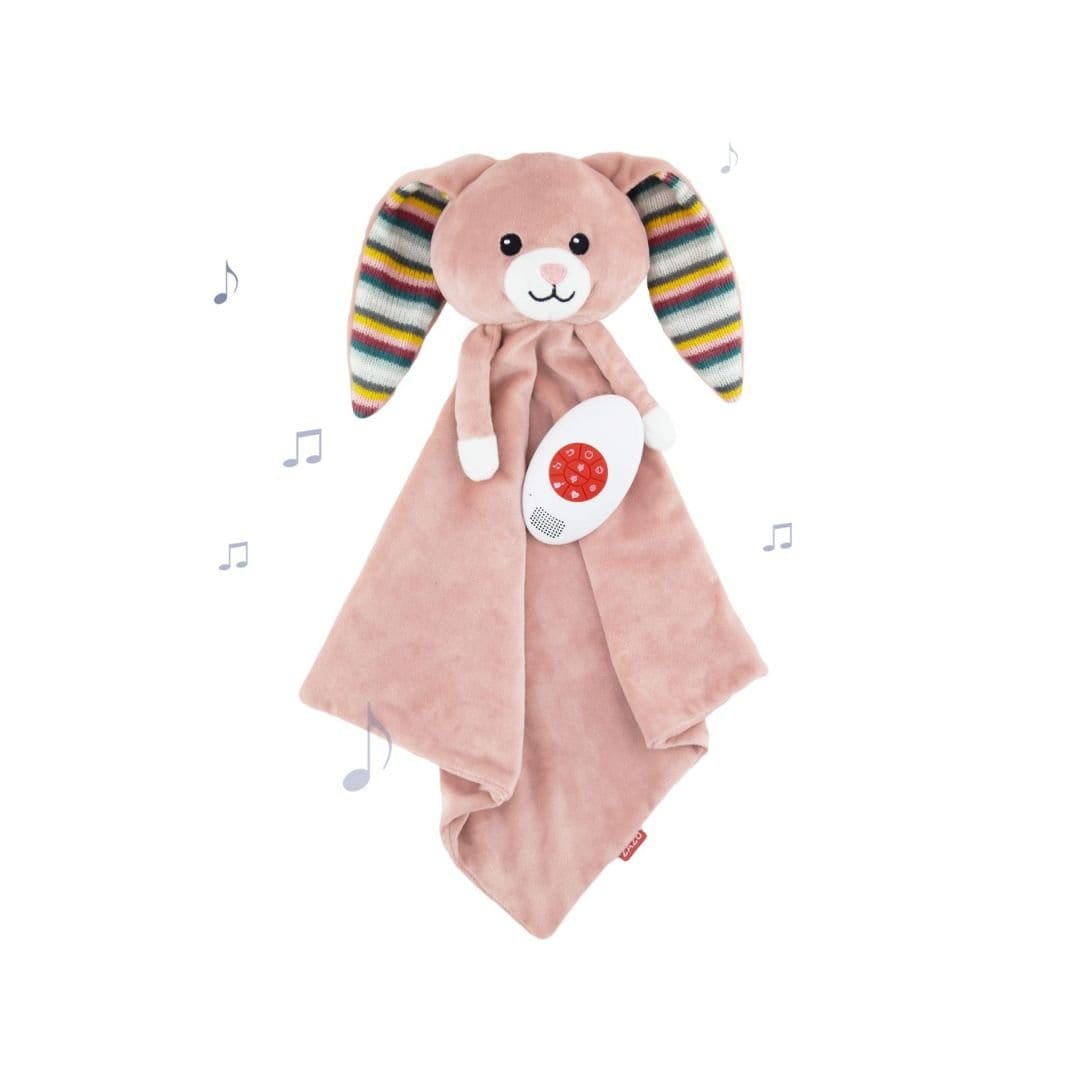 Zazu Peluches con ruido blanco Peluche / manta becky la conejita con porta chupete y ruido blanco - Zazu ZA-BECKY-01