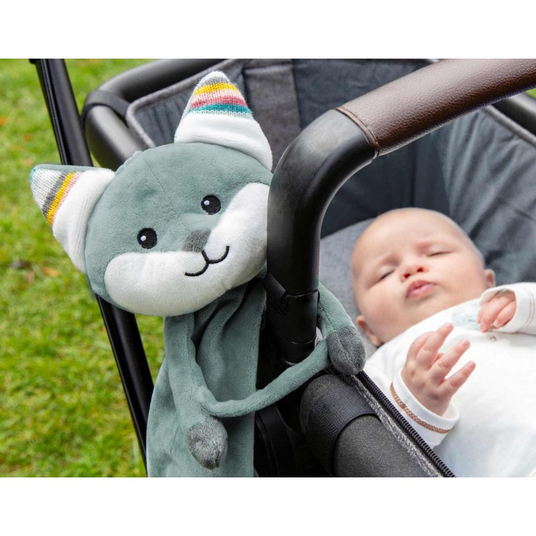 Zazu Peluches con ruido blanco Peluche / manta félix el zorro con porta chupete y ruido blanco - Zazu ZA-FELIX-01