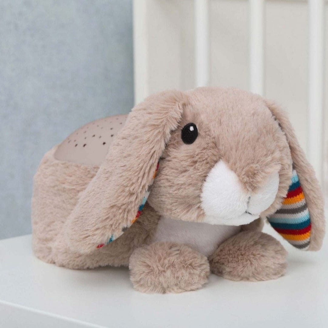 Zazu Peluches con ruido blanco Proyector de luz nocturna y melodías para dormir conejo ruby - Zazu ZA-RUBY-01