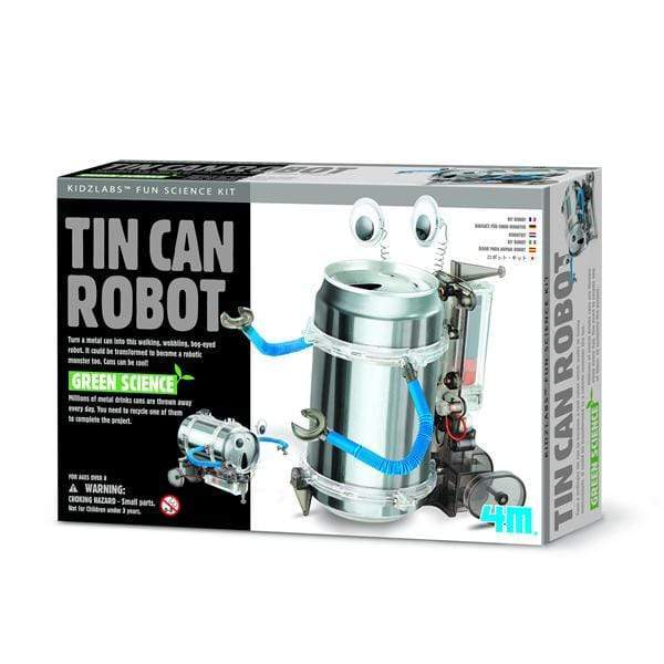 4M Juegos de ciencia +3 Robot con lata de bebida 00-03270