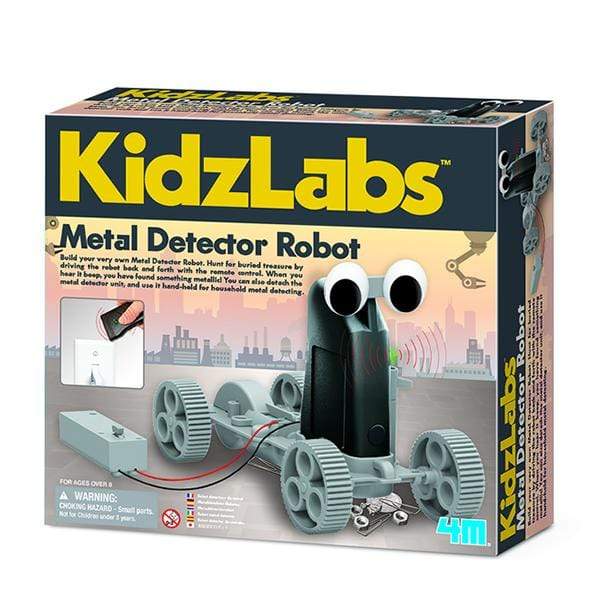 4M Juegos de ciencia +5 Robot Detector de Metales 00-03297