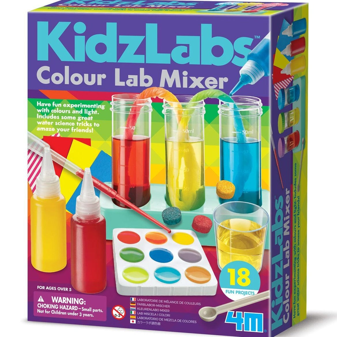 4M Juegos de Ciencia Laboratorio Mezcla de Colores 00-04919