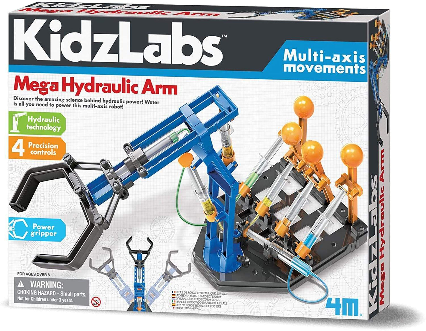 4M Juegos de Ciencia Mega Brazo Hidráulico 00-03427