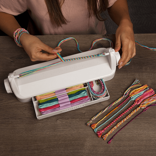 ANN WILLIAMS GROUP Arte y Manualidades Loopdedoo telar para pulseras de amistad LUEEAA-6T