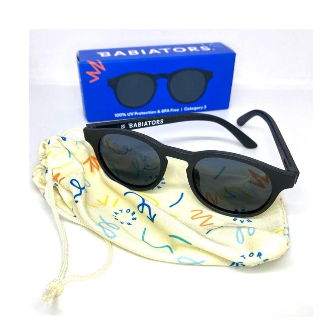 Babiators Gafas de sol Anteojos de Sol Keyhole Jet Black 3 A 5 Años 0-KEY-001-M