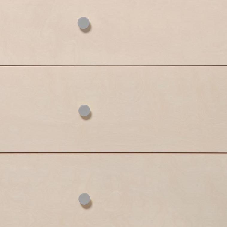 Babyletto mudadores Cambio de color de perillas de la comoda Gelato de Babyletto Gris