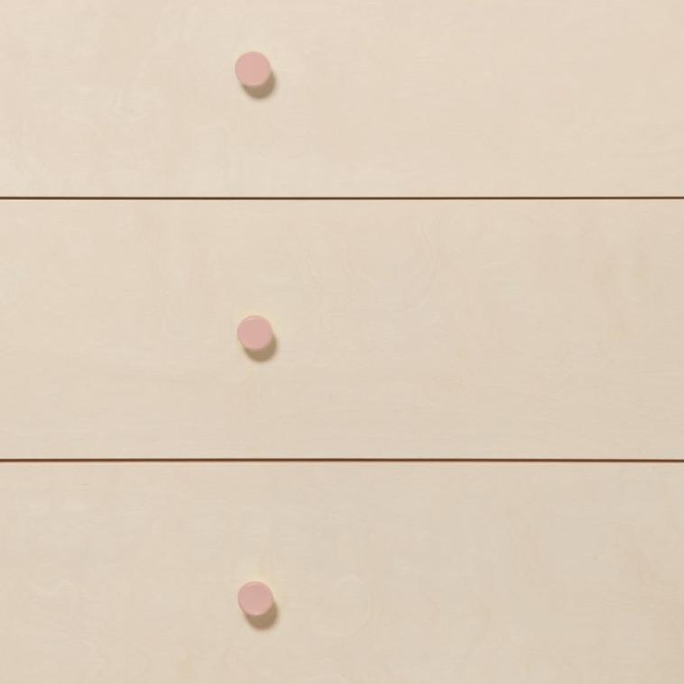 Babyletto mudadores Cambio de color de perillas de la comoda Gelato de Babyletto Rosado M12971LP