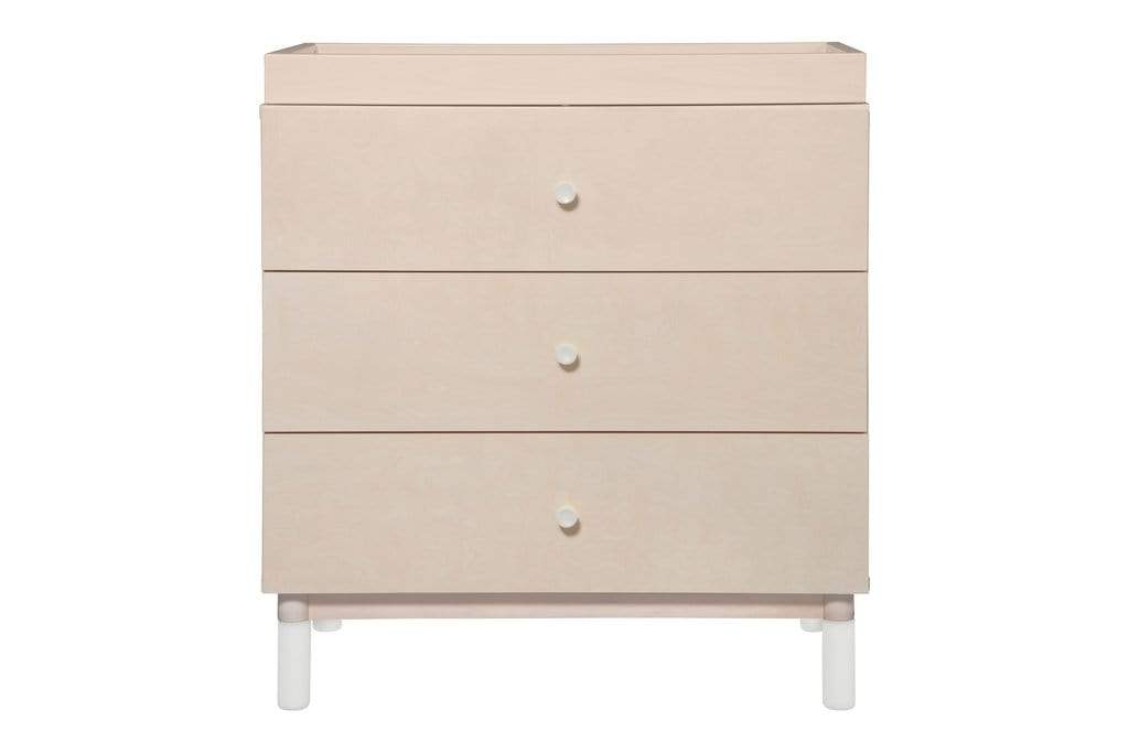 Babyletto mudadores Cómoda Mudador Gelato con 3 cajones y bandeja removible Babyletto Washed natural M12923NXW