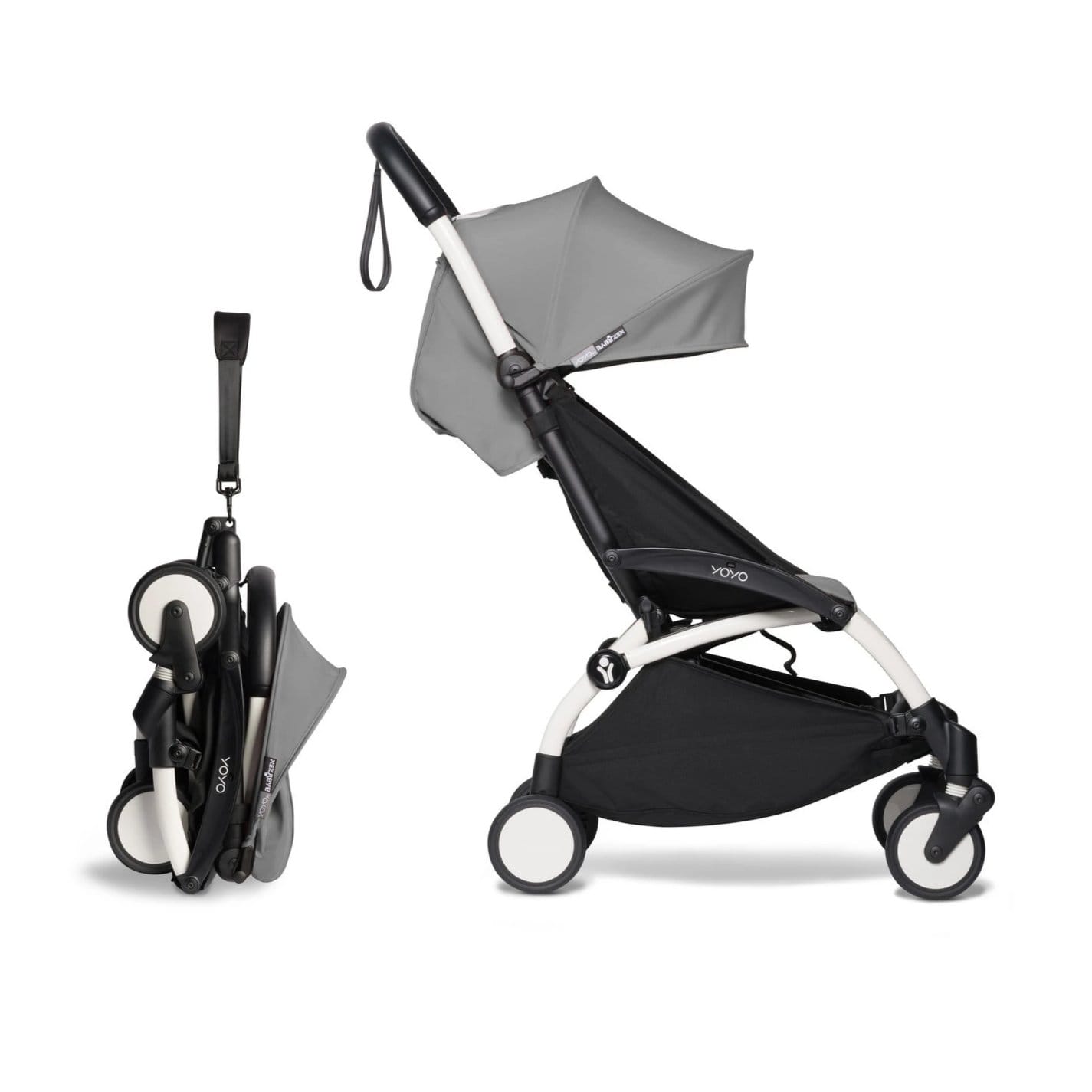 Babyzen Coche Coche YOYO2 6+ Grey - Frame Blanco BGr6+PACK