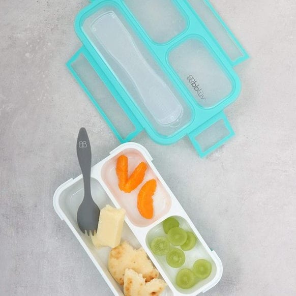 BBluv Alimentación Contenedor de Comida Bento Aqua B0123-A