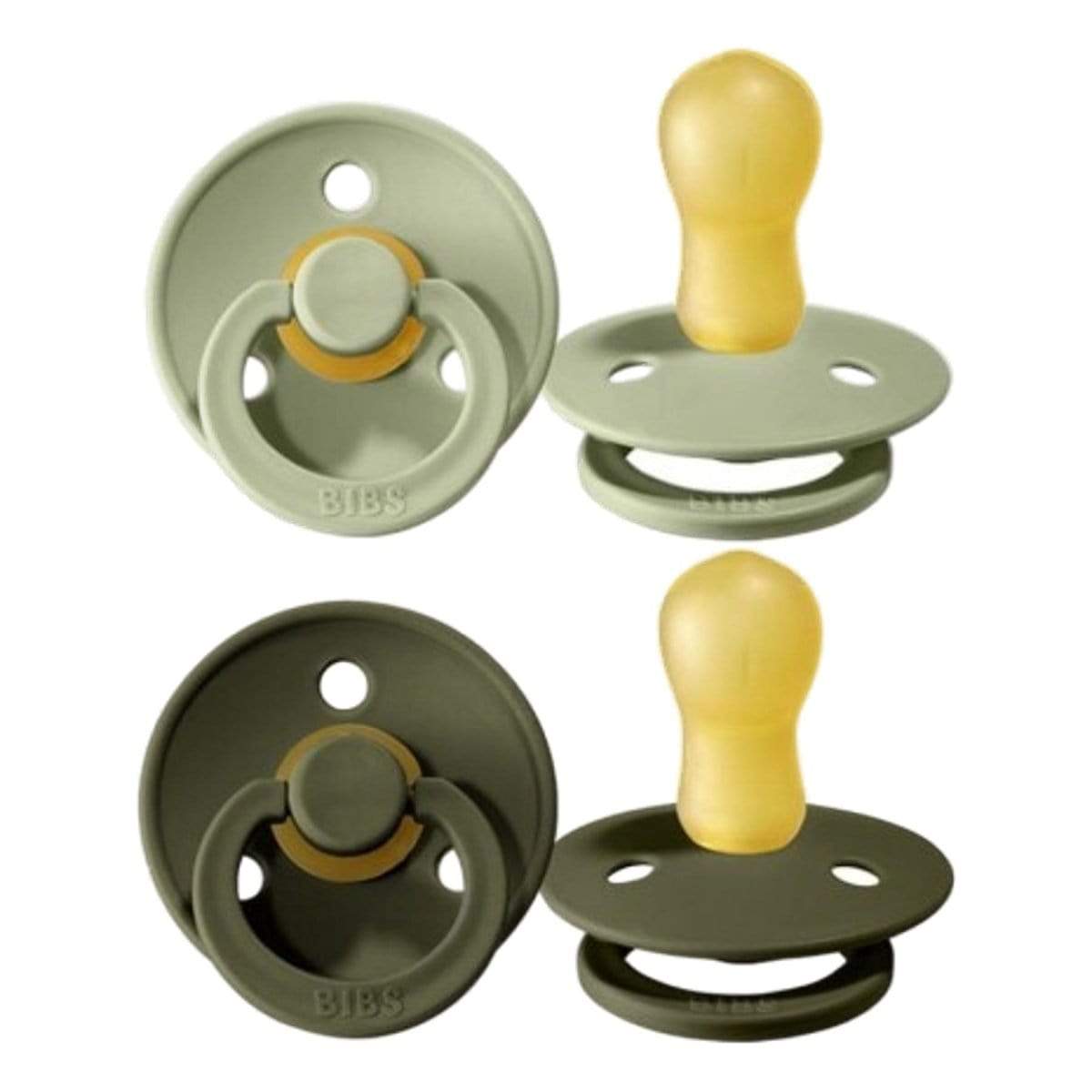 Bibs Chupete Chupete bibs Pack de 2 chupetes talla 1 SAGE/ HUNTER GREEN - Bibs 110212