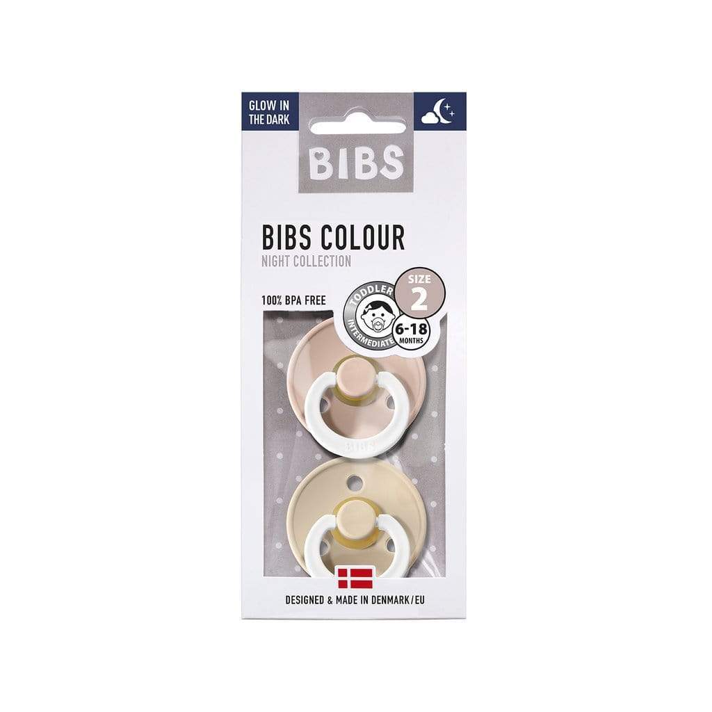 Bibs Chupete Chupete bibs x 2 talla 2 BLUSH NIGHT/VANILLA - Bibs 120243