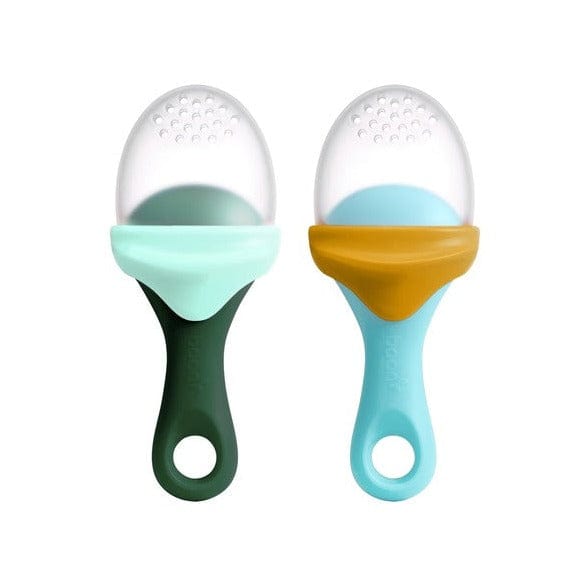 Boon Accesorios bebé Set de 2 Mordedores de Silicona para Fruta Verde/ Azul B11417