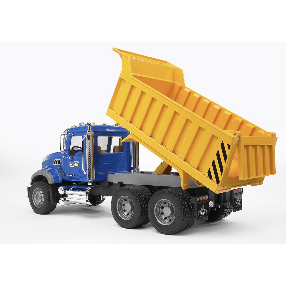 BRUDER Transportes Camión MACK Granite caja volquete 02815- Escala 1:16- BRUDER BRU02815