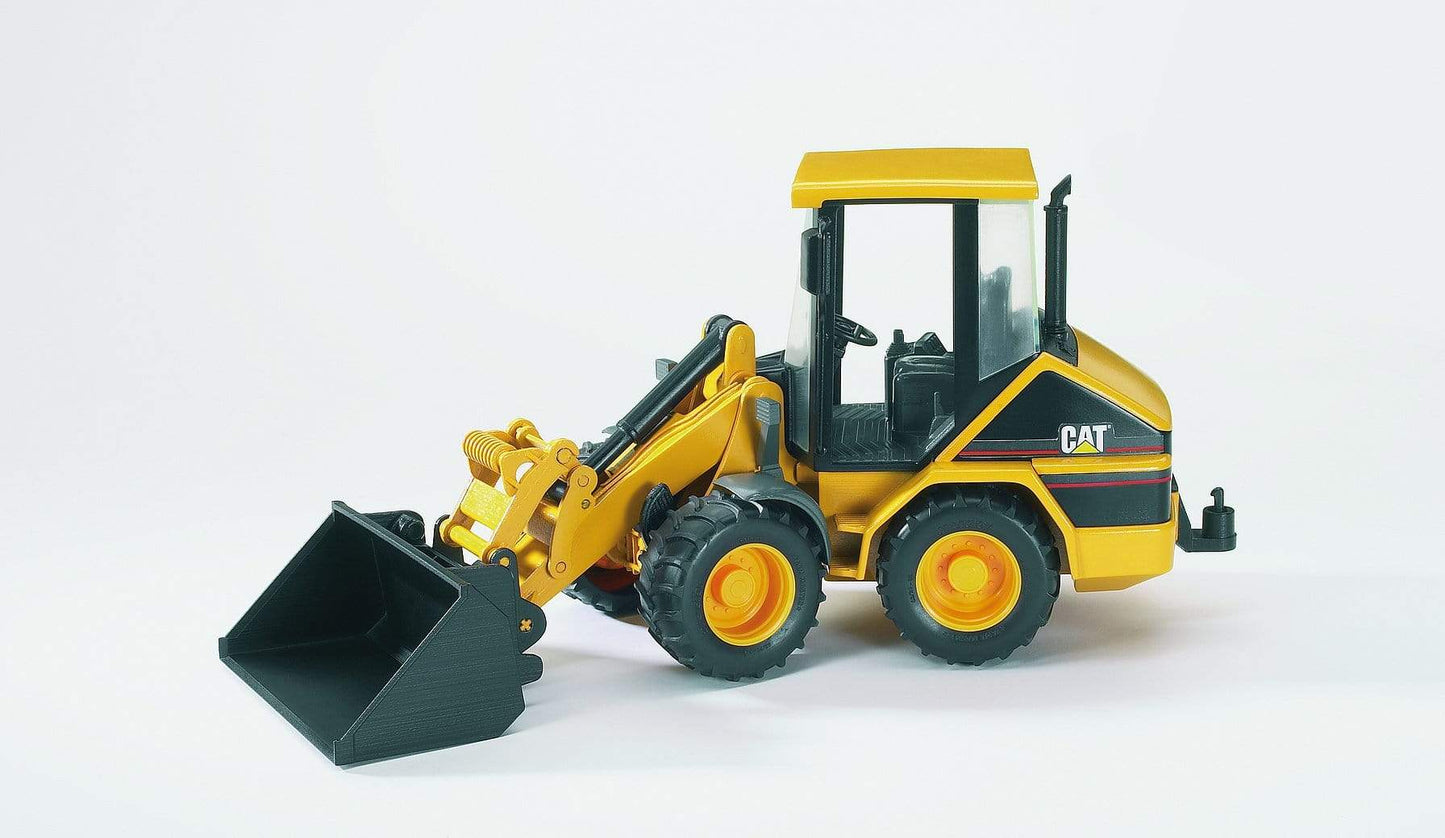 BRUDER Transportes Cargadora sobre ruedas articulada compacta CAT 02441- Escala 1:16- BRUDER BRU02441