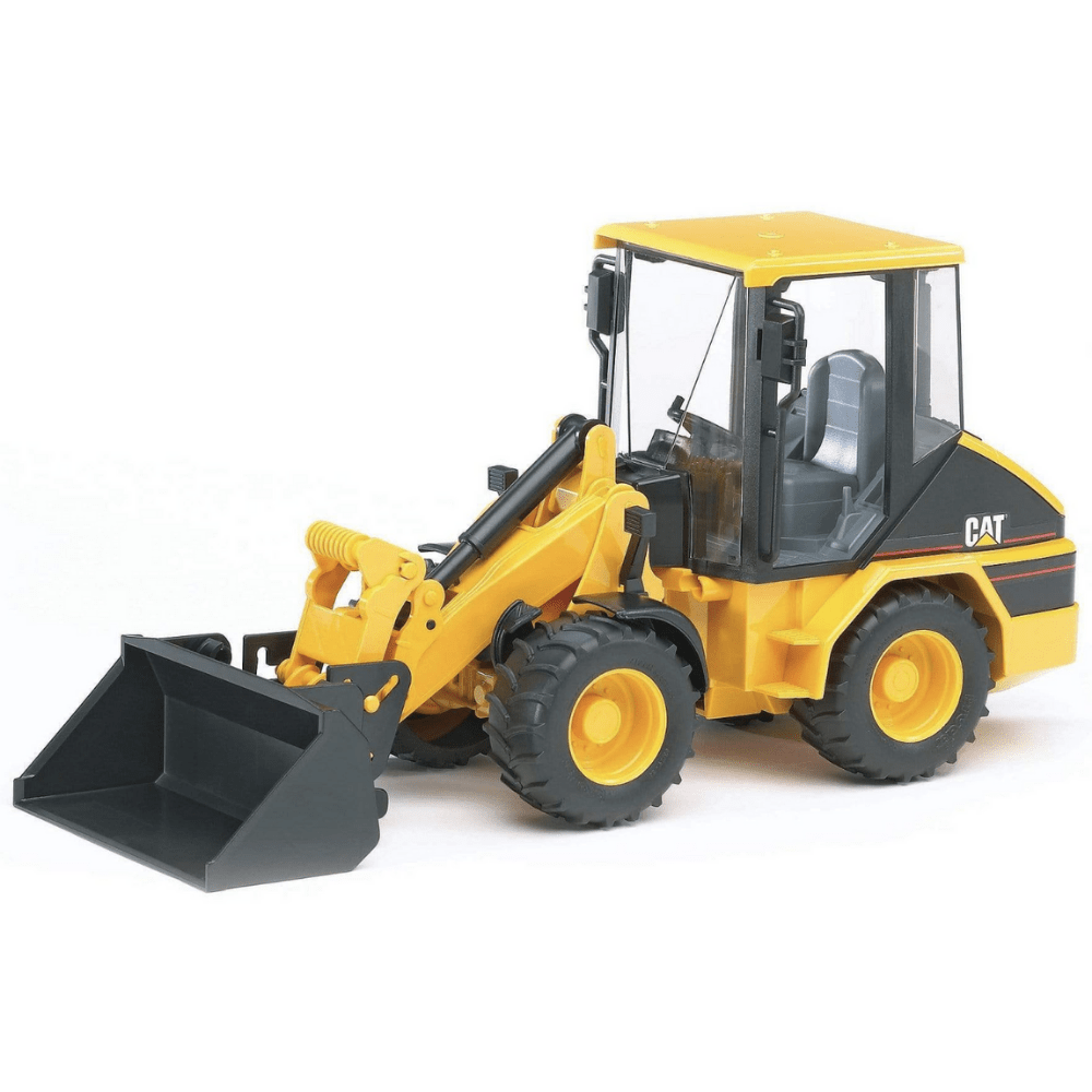 BRUDER Transportes Cargadora sobre ruedas articulada compacta CAT 02441- Escala 1:16- BRUDER BRU02441