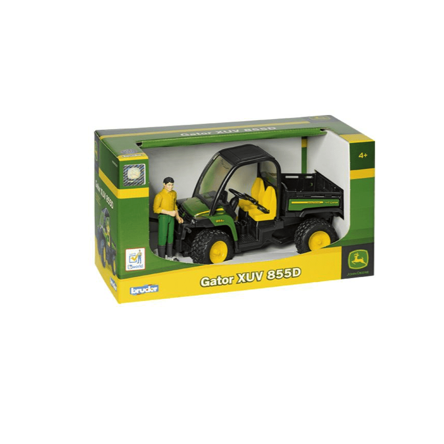BRUDER Transportes Multitarea John Deere gator 855D Escala 1:16- BRUDER