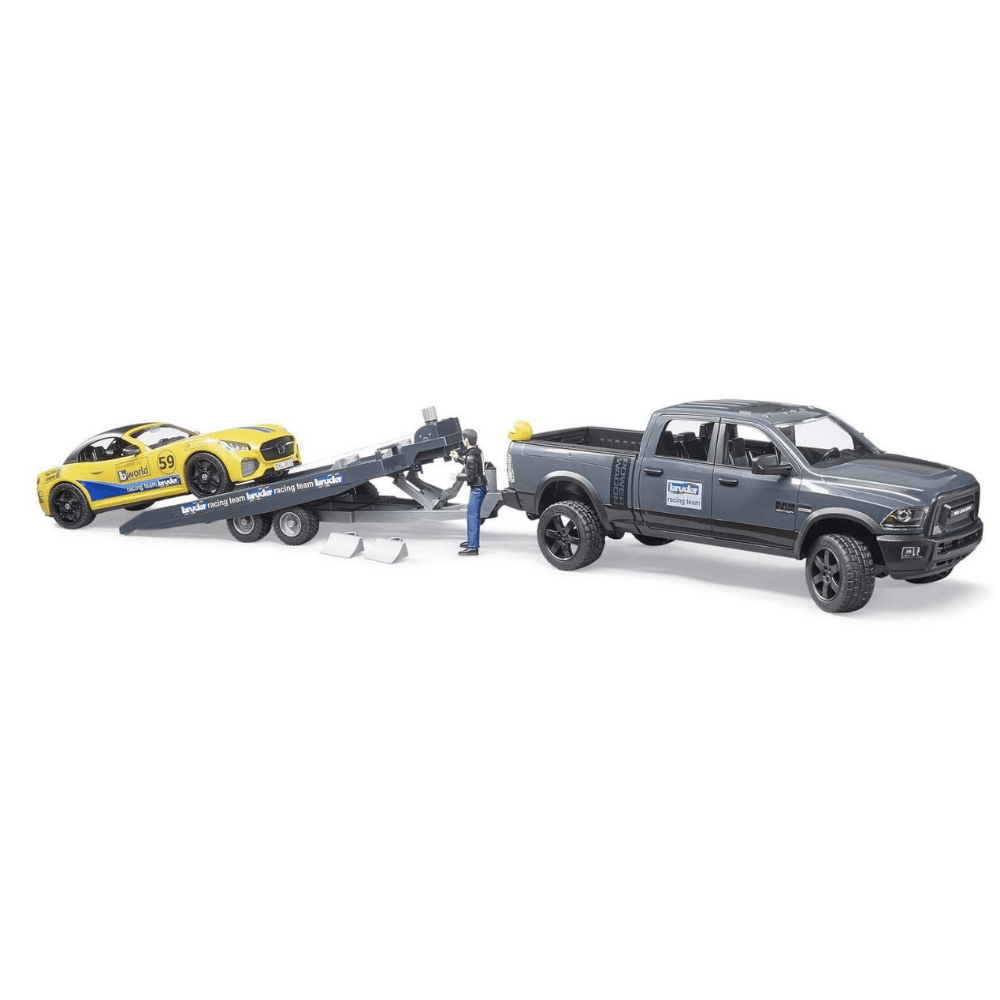 BRUDER Transportes RAM Power Wagon y descapotable del equipo BRUDER 02504- Escala 1:16- BRUDER BRU02504