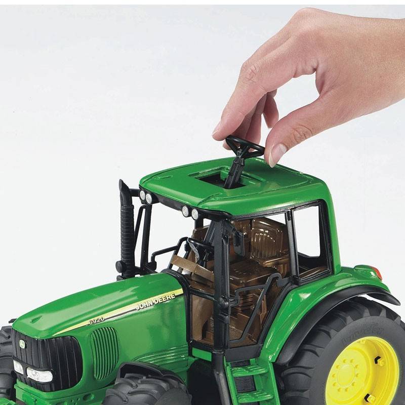 BRUDER Transportes Tractor John Deere 6920 con cargador frontal BRU02052