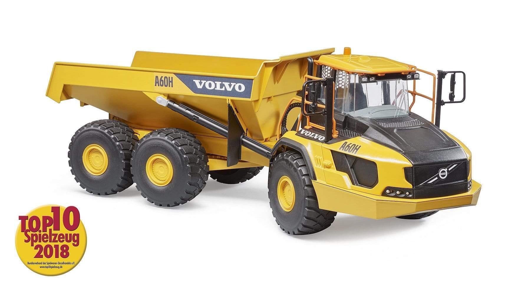 BRUDER Transportes Volvo Dumper A60H 02455- Escala 1:16- BRUDER BRU02455