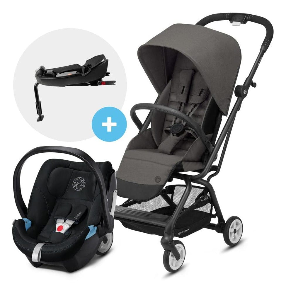 Cybex Coche Travel System Coche Eezy S Twist v2 Soho Grey + Aton5 + Base 1617909966267