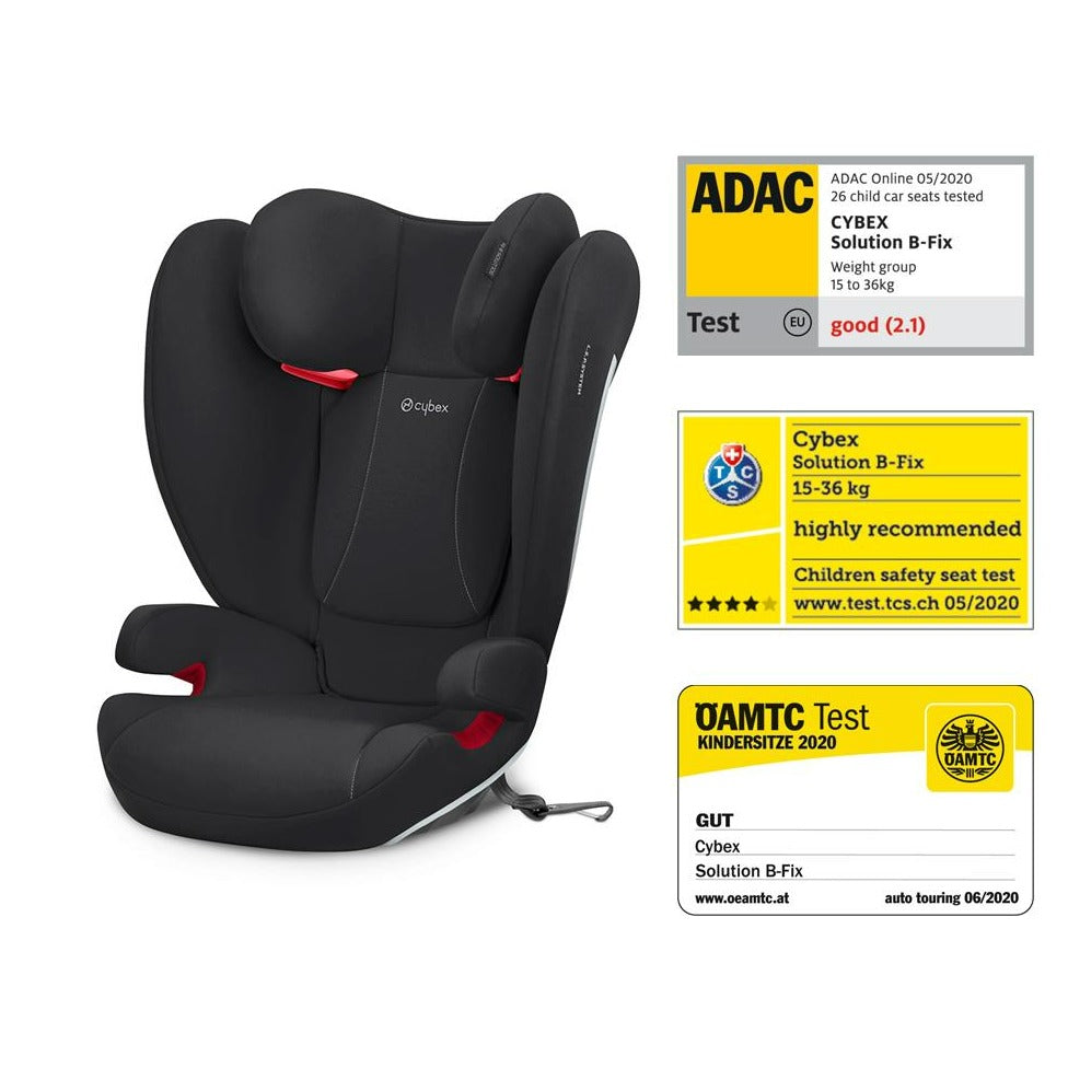 Cybex Seguridad Silla De Auto Butaca Solution B-FIX CYBEX VOLCANO BLACK CBX520004021