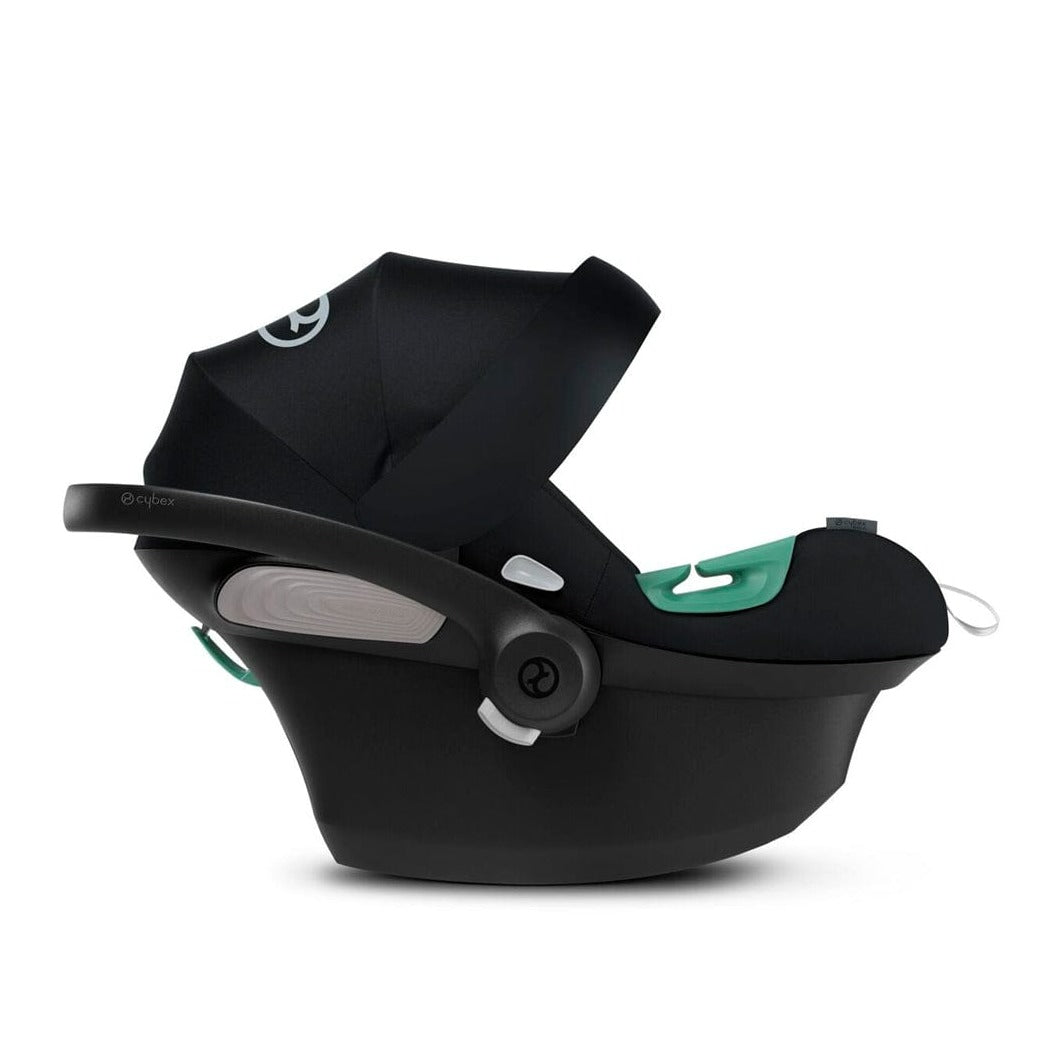 Cybex Seguridad Silla Para Auto Nido Aton S2 + Base One Volcano Black CBX521004891