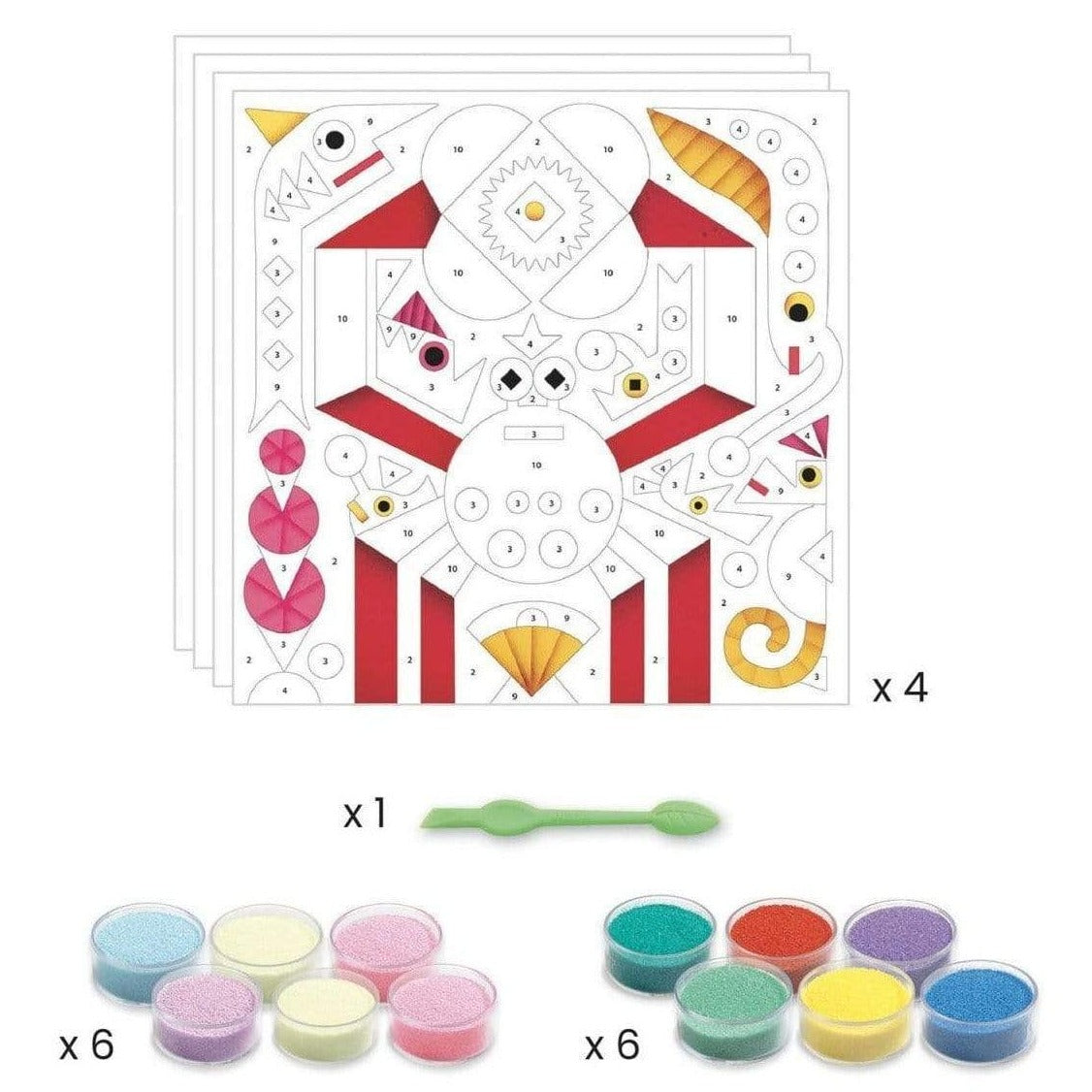 DESIGN BY Arte y Manualidades Arenas coloreadas - Luces de mar DJ08679