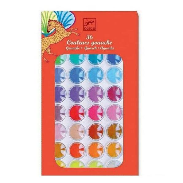 Design By Djeco Arte y Manualidades 36 colores pastel de acuarela DJ08873