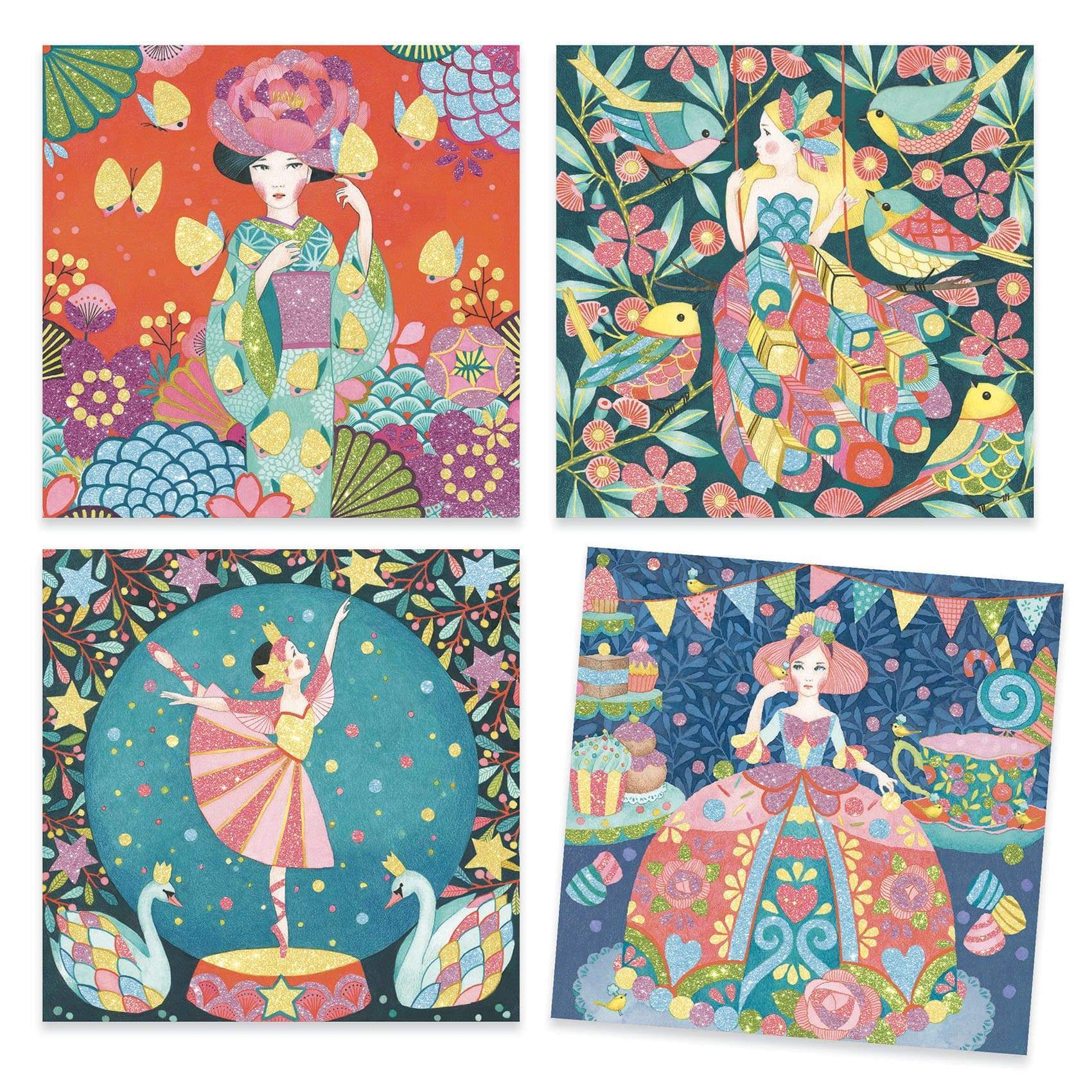 Design By Djeco Arte y Manualidades ¡A brillar! Glitter Daydream DJ09517