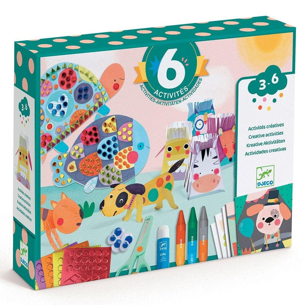 Design By Djeco Arte y Manualidades Caja Multi Actividades Animales DJ09293