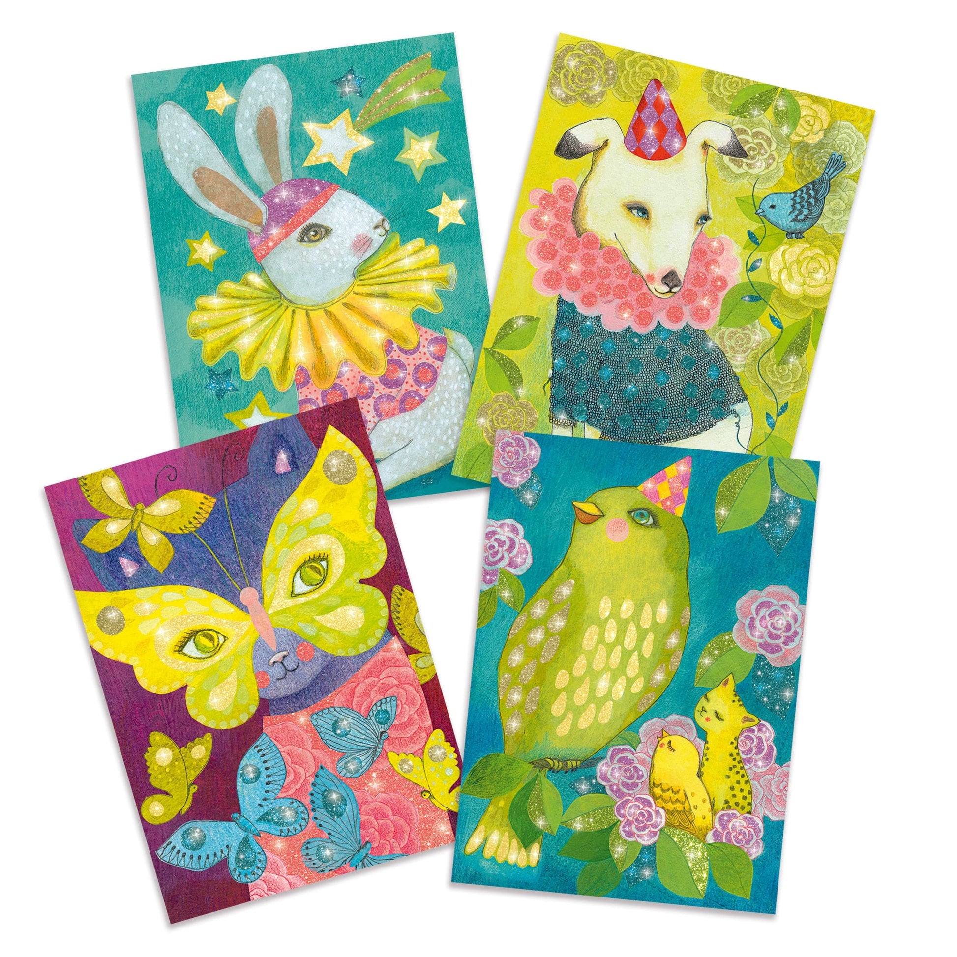 Design By Djeco Arte y Manualidades Glitter Carnaval De Los Animales DJ09524