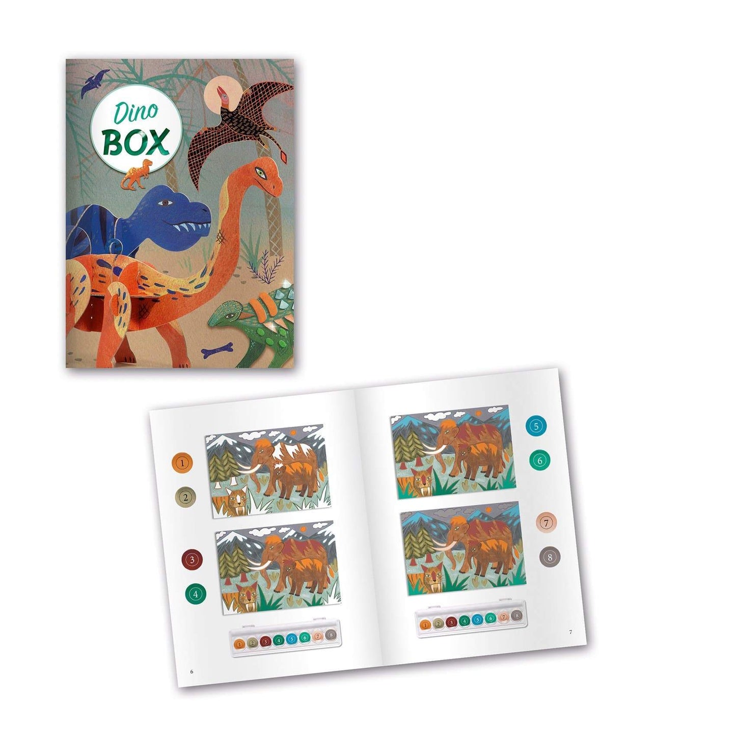 Design By Djeco Arte y Manualidades Juego de manualidades Dinosaurios DJ09331