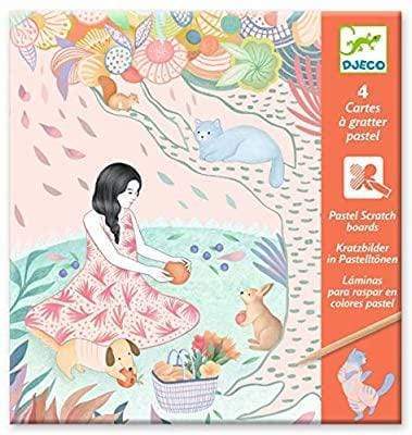 Design By Djeco Arte y Manualidades Láminas para Raspar: El Picnic DJ09738