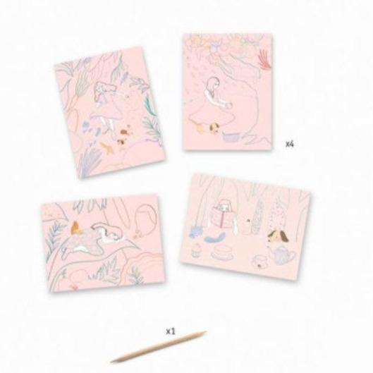 Design By Djeco Arte y Manualidades Láminas para Raspar: El Picnic DJ09738