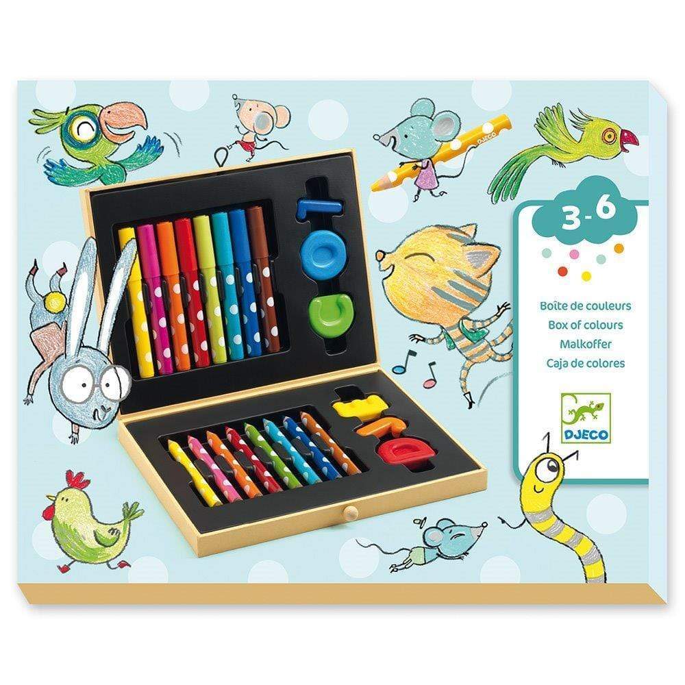 Design By Djeco Arte y Manualidades Maleta para colorear DJ09010