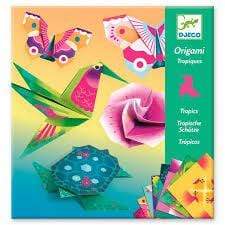 Design By Djeco Arte y Manualidades Set de Origami Tropics DJ08754