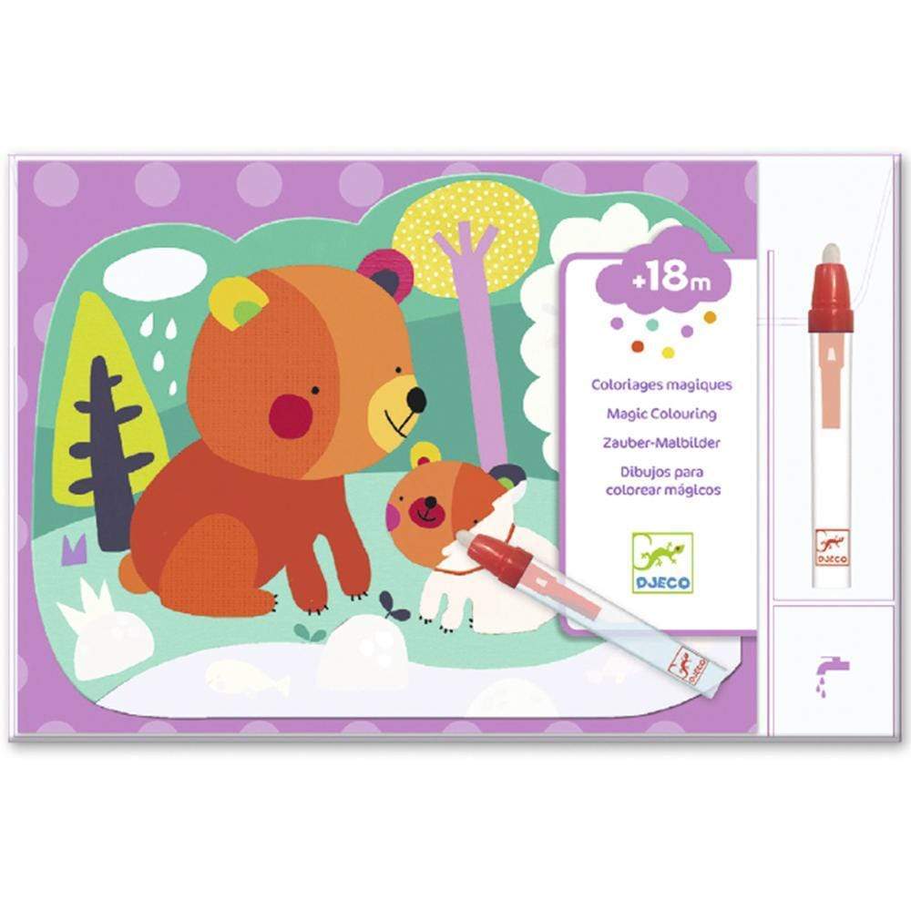 Design By Djeco Arte y Manualidades Set de Pintura Mágica -  Escondidos en el Bosque DJ09064