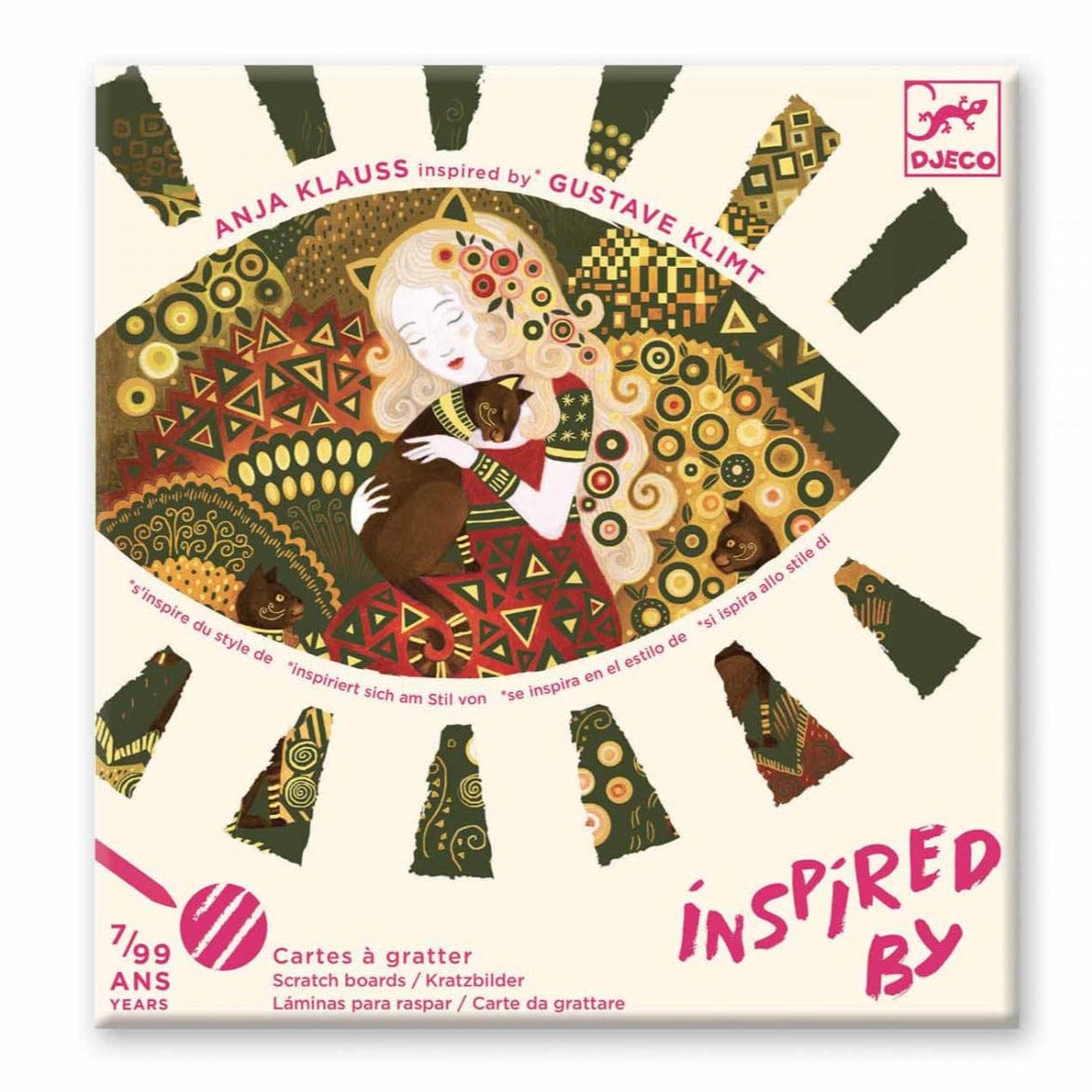 Design By Djeco Arte y Manualidades Set Diosas Doradas de la linea inspirada por de Design By Djeco DJ09374