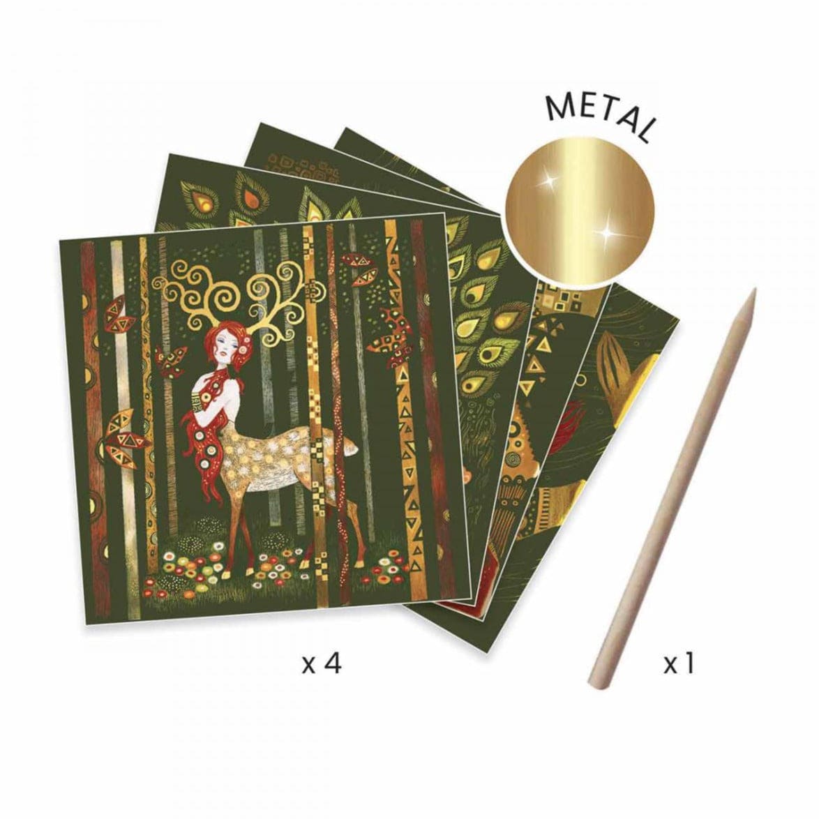 Design By Djeco Arte y Manualidades Set Diosas Doradas de la linea inspirada por de Design By Djeco DJ09374