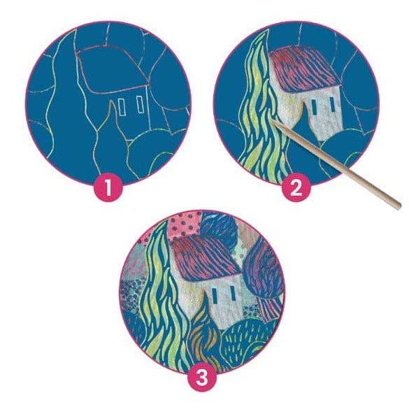 Design By Djeco Arte y Manualidades Set El Sur de la linea inspirada por de Design By Djeco DJ09378