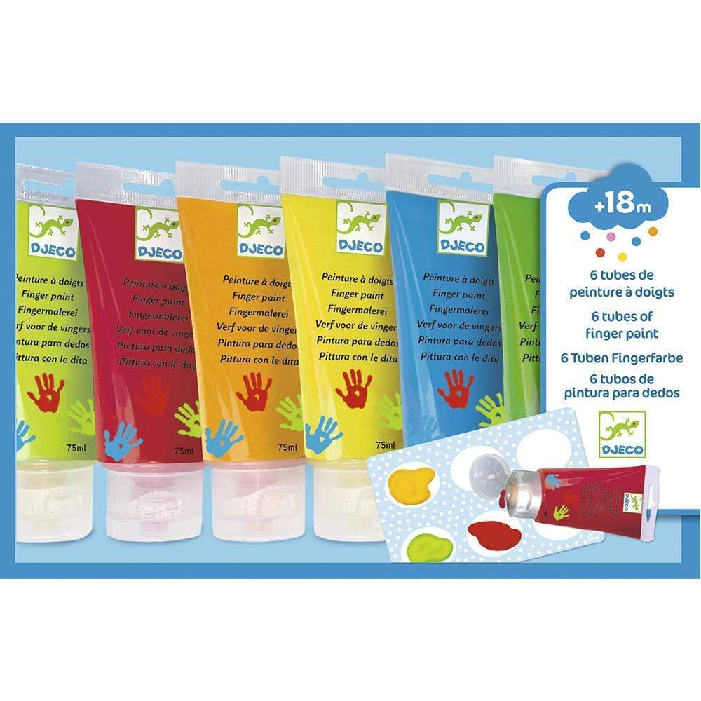 Design By Djeco Arte y Manualidades Tubos para Pintar con los Dedos DJ08860