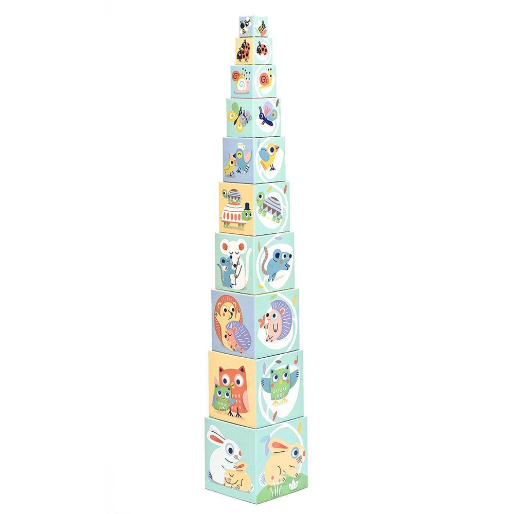 DJECO Bloques y Construcción +1 Cubos Baby Bloki DJ06103