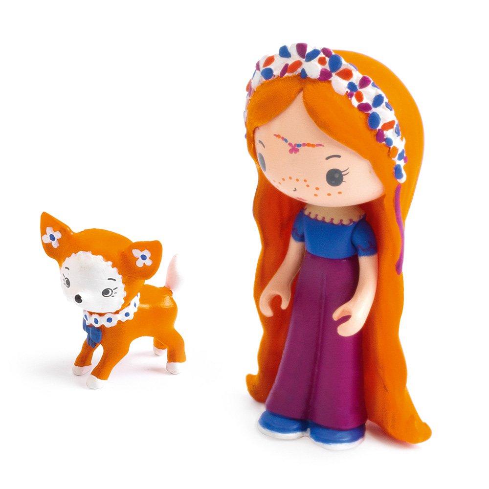 DJECO Figuras de colección Figura y casa Coleccionable Bluchka & Indie house Tinyly DJ06952